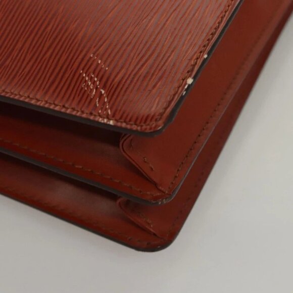 LOUIS VUITTON Epi Angian Clutch Bag Brown - Picture 8 of 15